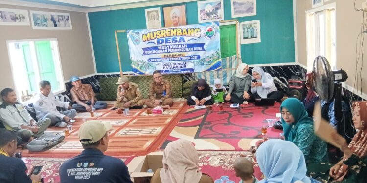 Musrenbang Desa Sungai Batang Ilir Bahas RKPDes 2027, Zulkifli: Usulan Masyarakat Jadi Dasar Perencanaan