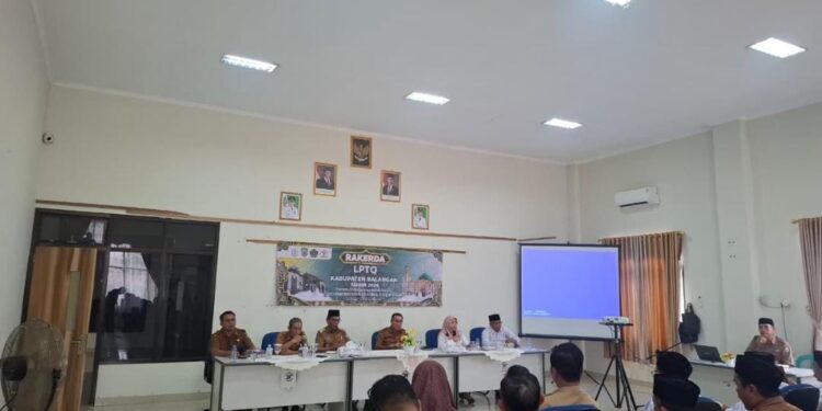 Rakerda LPTQ Balangan Bedah Prestasi Kafilah, Siapkan Strategi Baru Hadapi MTQN XIX di Juai