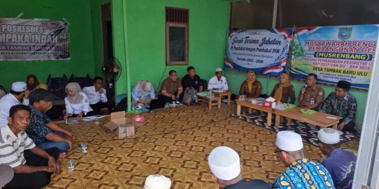 Musrenbang Desa Tambak Baru Ulu Bahas Prioritas Pembangunan 2027