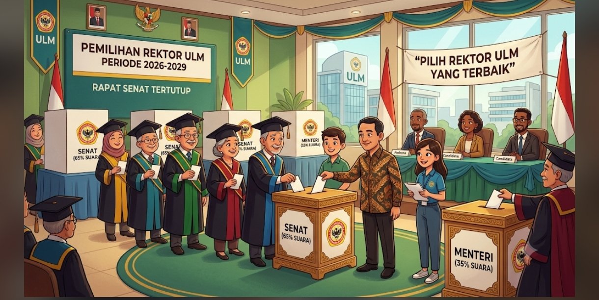 3 Calon Rektor ULM Sudah Diwawancara Menteri, Pesta Demokrasi Makin Dekat