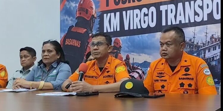 Basarnas Bersiap Gelar Operasi Salvage KMP Virgo Transport 8