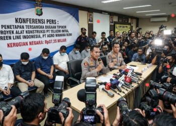 Polda Metro Jaya Tetapkan Enam Tersangka Kasus Korupsi Proyek Alat Konstruksi Senilai Rp37,35 Miliar