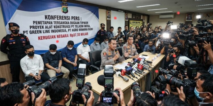 Polda Metro Jaya Tetapkan Enam Tersangka Kasus Korupsi Proyek Alat Konstruksi Senilai Rp37,35 Miliar