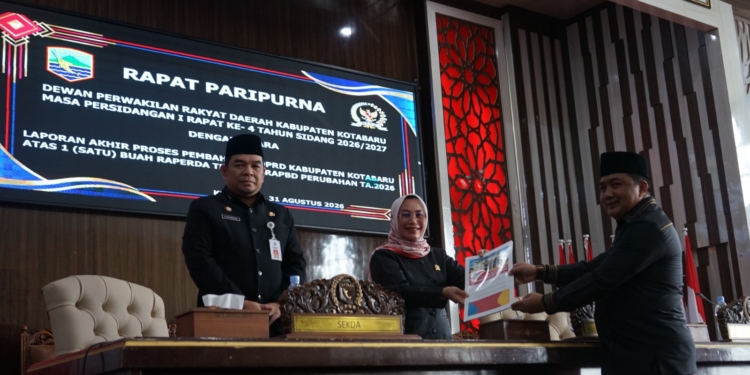 DPRD Kotabaru Setujui Raperda Perubahan APBD 2026 Menjadi Perda