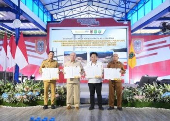 Bupati Kotabaru Lakukan Penandatanganan Adendum Nota Kesepakatan Bersama Proyek Strategis di Kalsel