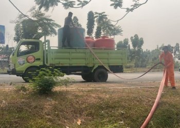 Dukung Penanganan Karhutla, Bandara Internasional Syamsudin Noor Siapkan Pos Bantuan Suplai Air