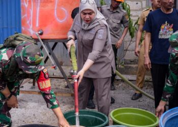 Gandeng TNI-Polri Tangani Kekeringan, Pemko Banjarbaru Perluas Jangkauan Bantuan Air Bersih