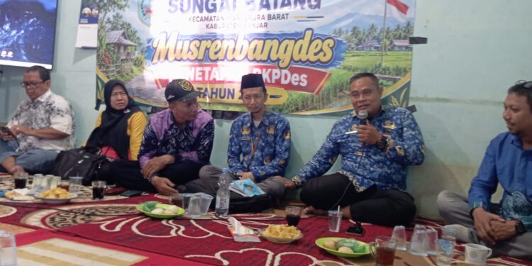 Sungai Batang Gelar Musrenbangdes, Tetapkan RKPDes 2027 Berbasis Potensi Desa