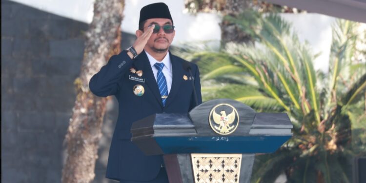 Bupati Andi Rudi Latif Pimpin Upacara Hari Kesaktian Pancasila Sekaligus Buka Gebyar Pajak Kendaraan Bermotor