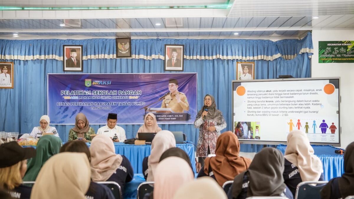 Perkuat Pangan Bergizi Anak, Bupati Andi Rudi Latif Dorong Program Pengolahan Ikan Lokal di Tanah Bumbu