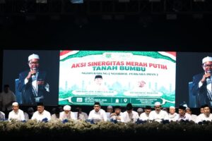 Bupati Tanah Bumbu, Andi Rudi Latif Hadiri ‘Ngopi Bareng’ dan Tablig Akbar di Aksi Sinergitas Merah Putih di Angsana