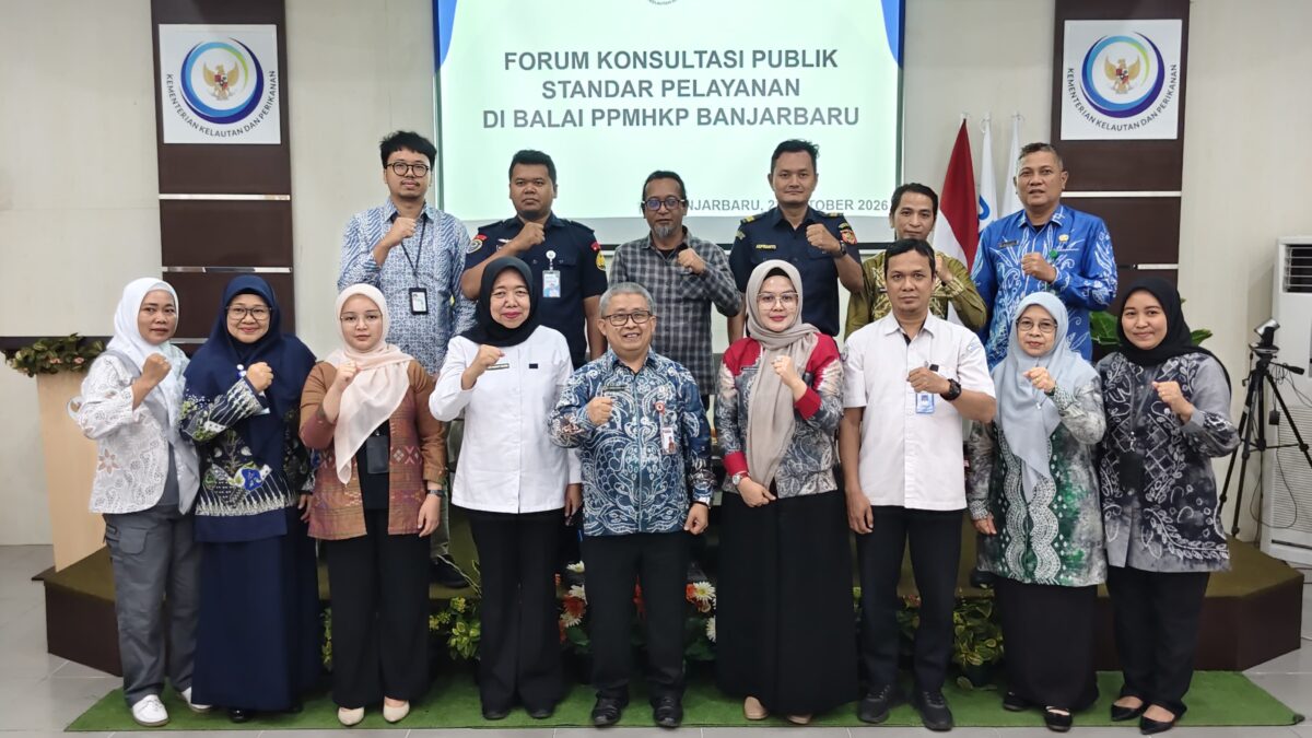 Balai PPMHKP Banjarbaru Libatkan Ombudsman Susun Standar Pelayanan Publik