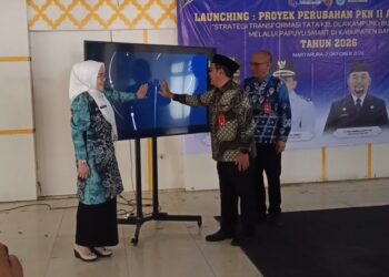 Papuyu Smart Diluncurkan, Kabupaten Banjar Dorong Kampung Budidaya Ikan Papuyu Naik Kelas