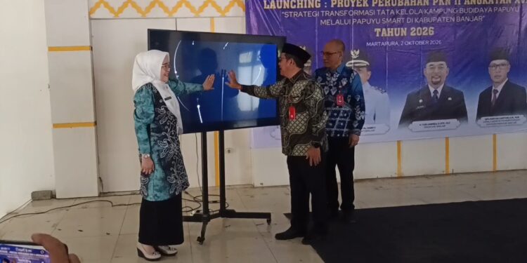 Papuyu Smart Diluncurkan, Kabupaten Banjar Dorong Kampung Budidaya Ikan Papuyu Naik Kelas
