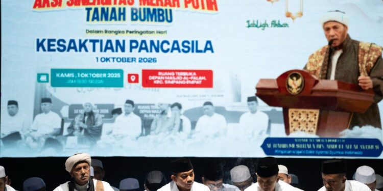 Sambut Hari Kesaktian Pancasila, Pemkab Tanah Bumbu Gelar Tabligh Akbar Sinergitas Merah Putih