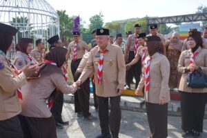 Ribuan Anggota Pramuka Se-Kalsel ‘Kepung’ Siring Laut Kotabaru, Ada Apa?